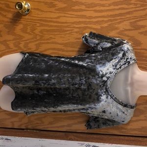 Crushed velvet z supply shirt